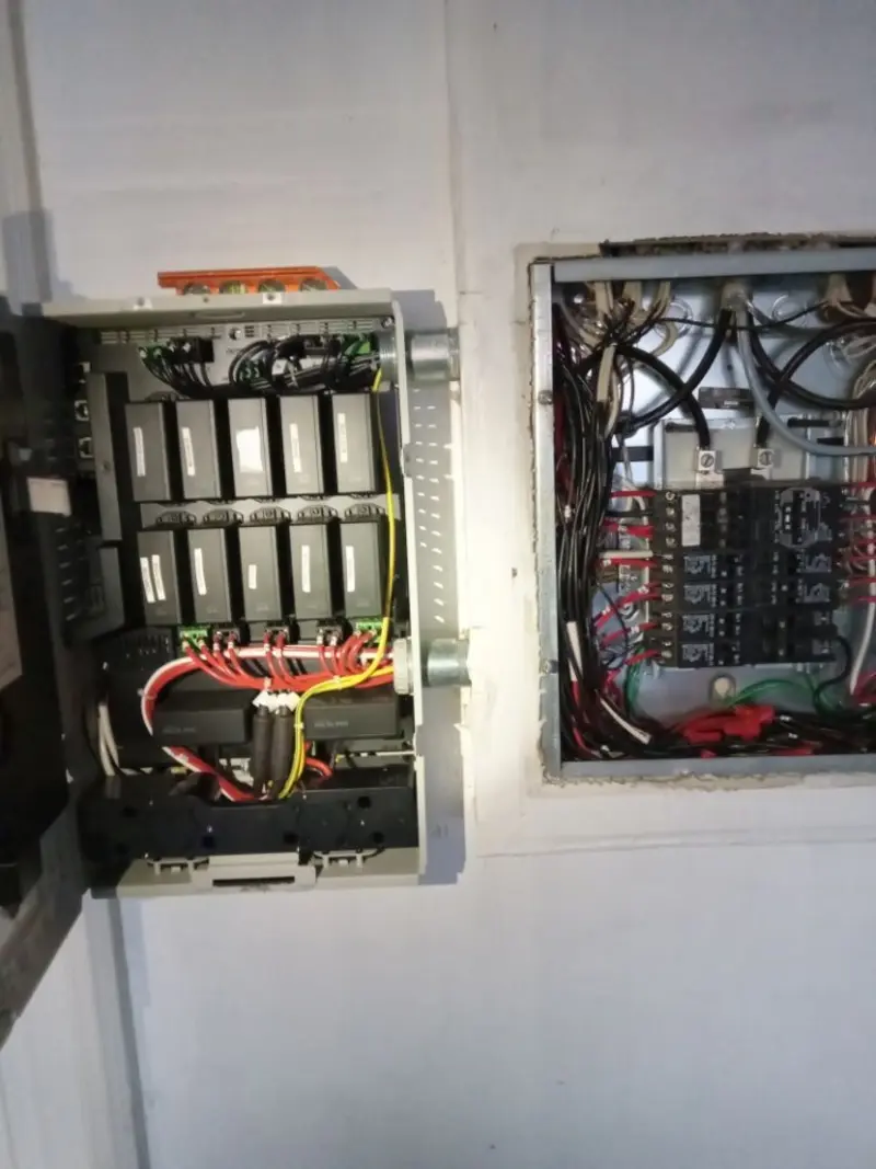 Electrical panel upgrade completed for Indoor Lighting Installation in Minisink